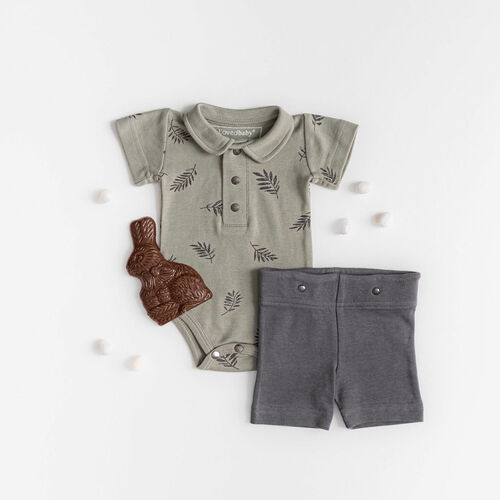 Polo Fern Bodysuit - Pitter Patter Boutique