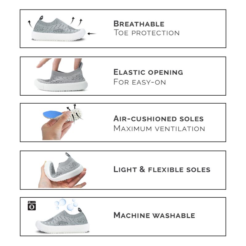 Jan & Jul - Graphic Knit Shoes - Pitter Patter Boutique