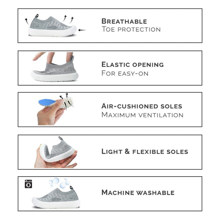 Jan & Jul - Graphic Knit Shoes - Pitter Patter Boutique