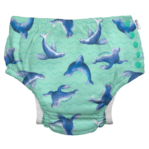 iPlay - Snap Reusable Absorbent Swim Diaper - Pitter Patter Boutique