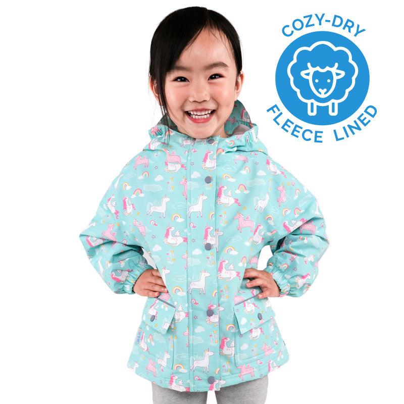 Jan & Jul - Fleece Lined Rain Jacket - Pitter Patter Boutique