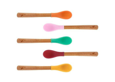Infant Bamboo Spoons - 5 Pack - Pitter Patter Boutique