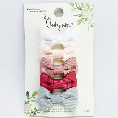 Baby Wisp - 5 Pack Charlotte Bows - Pitter Patter Boutique