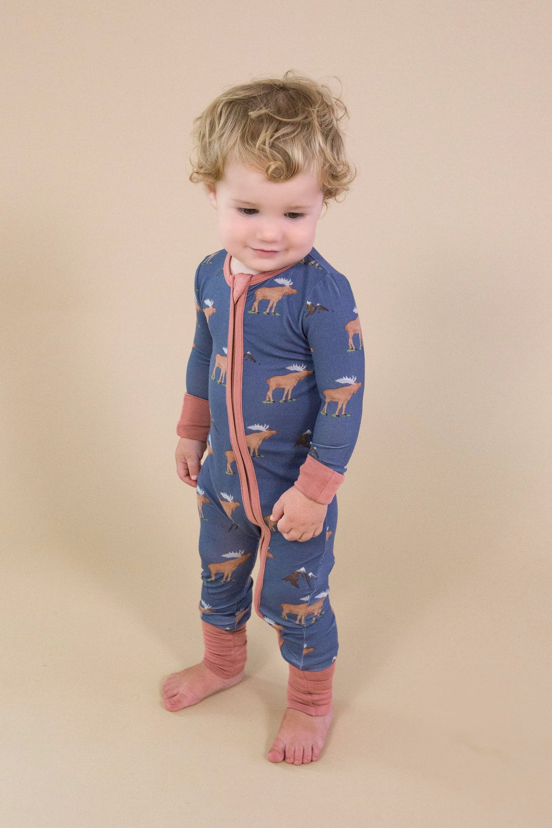 Angel Dear - Bamboo 2-way Zippered Romper (6-12m, 12-18m & 18-24m)I - Pitter Patter Boutique