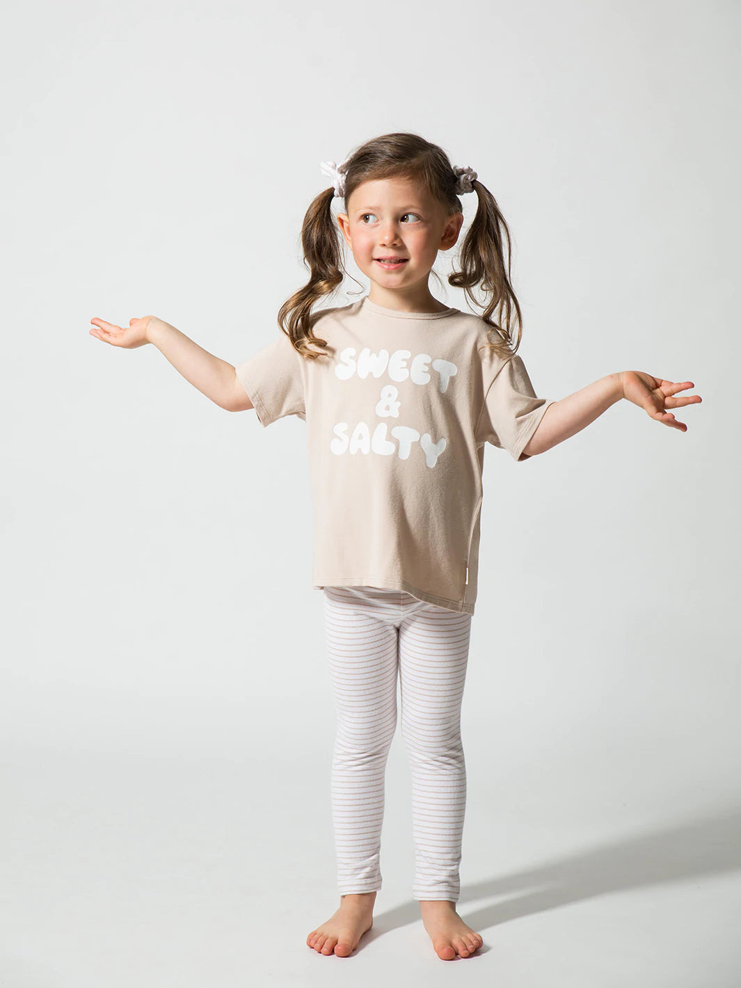 Greige - The Bamboo Printed Tee - Pitter Patter Boutique