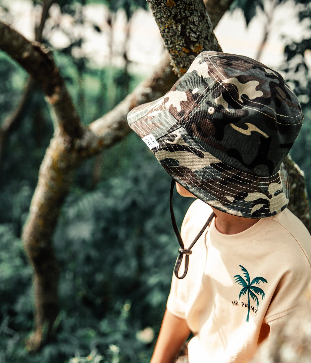 Headster - Camo Cotton Bucket Hat - Pitter Patter Boutique