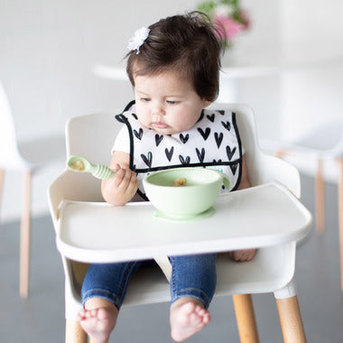 Bumkins - Silicone First Feeding Set with Lid & Spoon - Pitter Patter Boutique