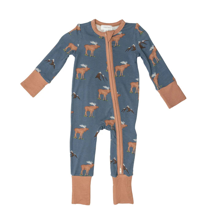 Angel Dear - Bamboo 2-way Zippered Romper (6-12m, 12-18m & 18-24m)I - Pitter Patter Boutique