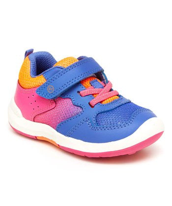 Blue & Pink Winslow Sneaker - Pitter Patter Boutique