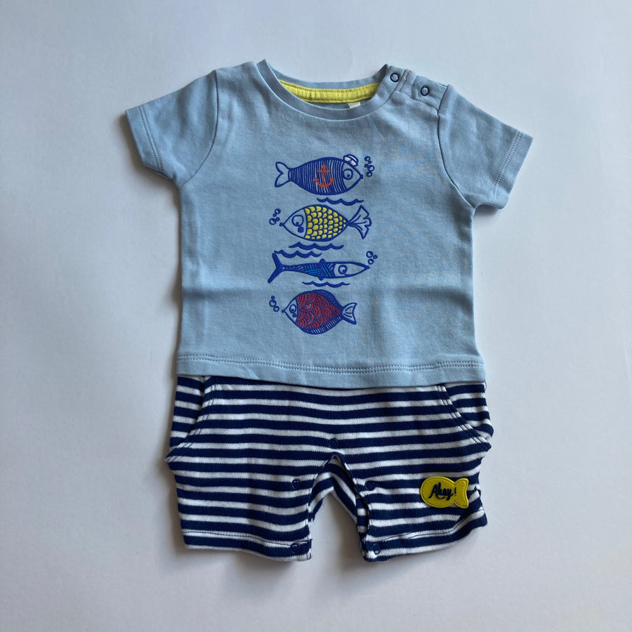 Baby Boden Romper - 0-3 Months (62cm) - Pitter Patter Boutique