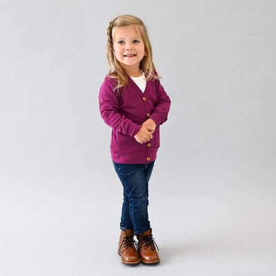 Kyte Baby - Bamboo Jersey Cardigan (2T-7Y) - Pitter Patter Boutique