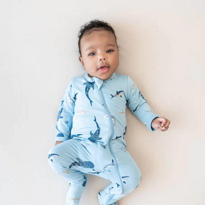 Kyte Baby - 6-12M Zippered Footie - Pitter Patter Boutique