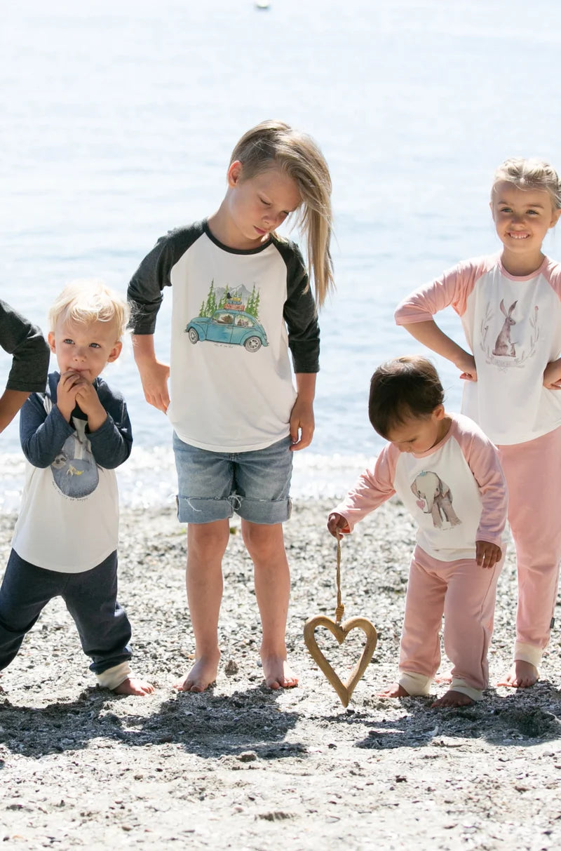 Boogaloo Bubbywear - Henley T-Shirts - Pitter Patter Boutique