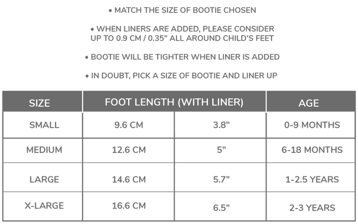 Stonz - Bootie Liners - Pitter Patter Boutique