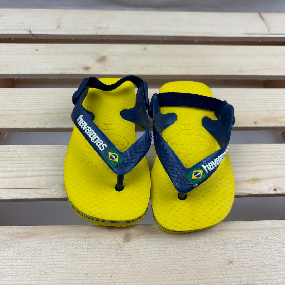 Havaianas Baby "Brasil" Flip Flops - Size 3.5-4 Toddler (19 EU)