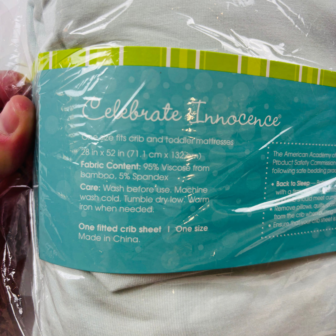 KicKee Pants Bamboo Fitted Crib Sheet - Fresh Air