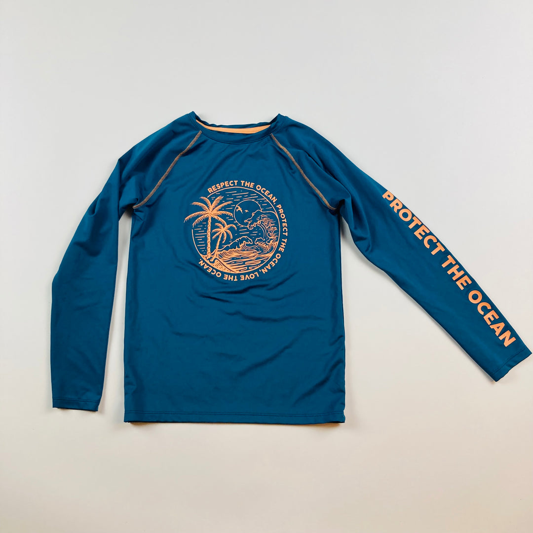 gef Long Sleeve Rash Guard - Size 8 Youth