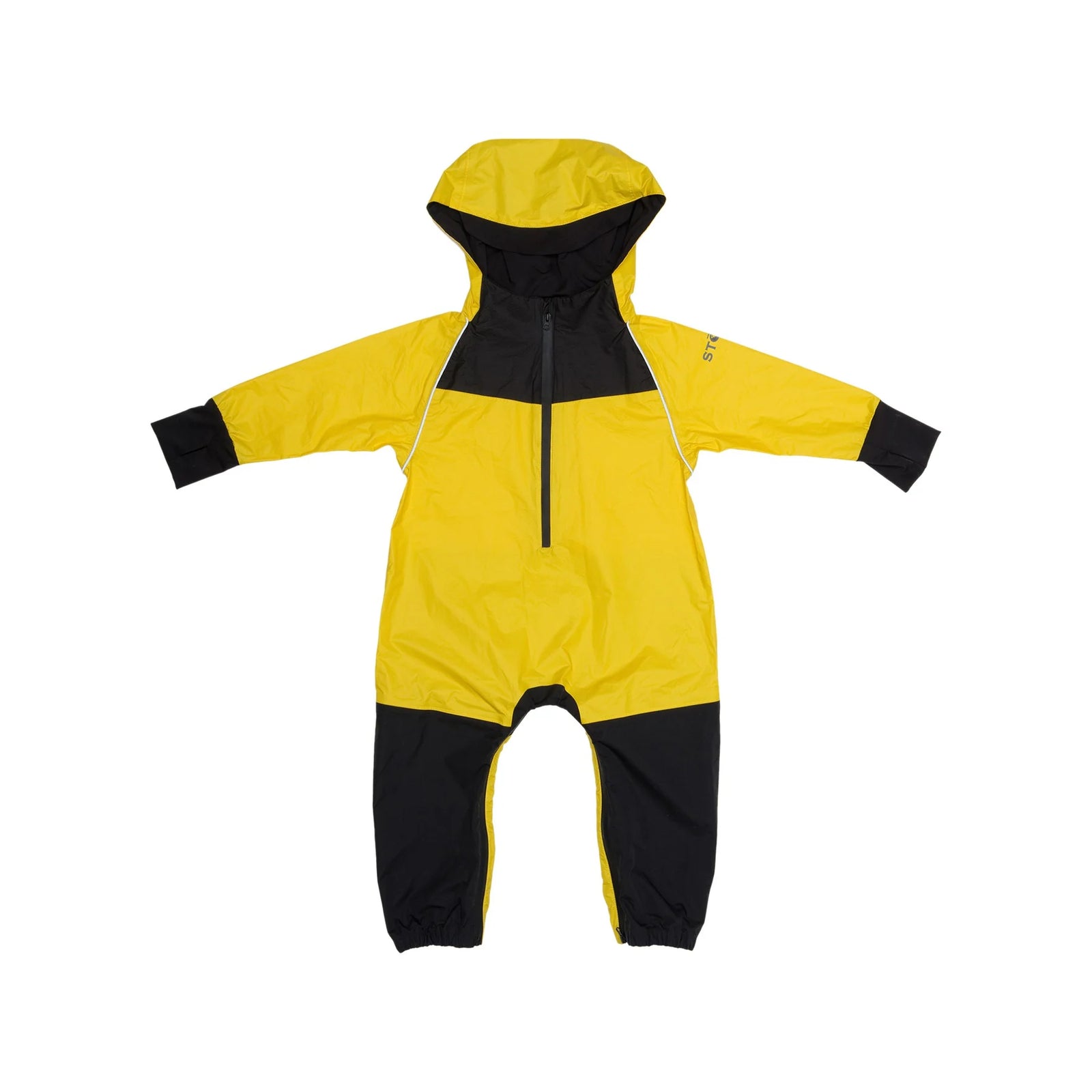 Stonz Yellow Kids Waterproof Rain Suit