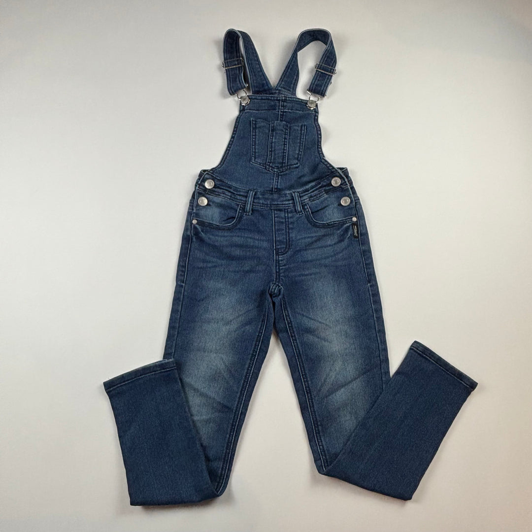 Silver Jean "Nisha" Overalls - Size 10 Youth