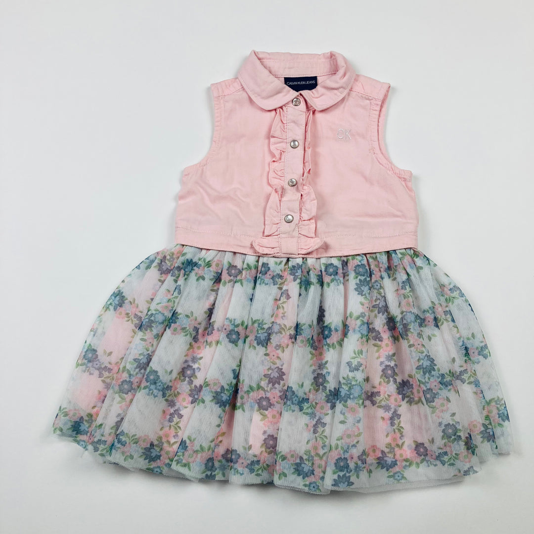 Calvin Klein Jeans Dress - Size 24 Months - Pitter Patter Boutique