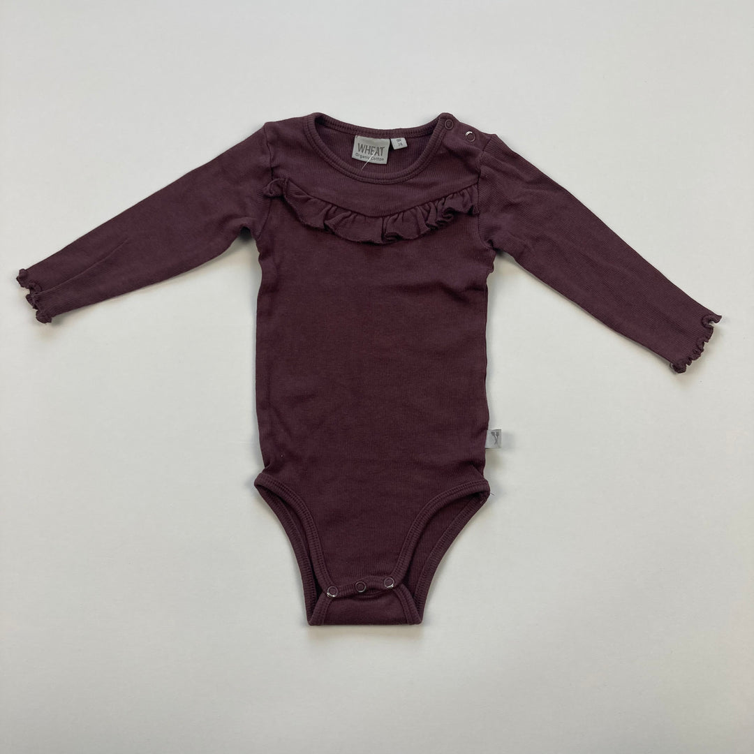 Wheat Bodysuit - Size 9 Months - Pitter Patter Boutique