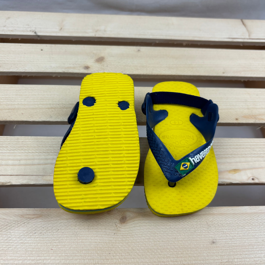 Havaianas Baby "Brasil" Flip Flops - Size 3.5-4 Toddler (19 EU)