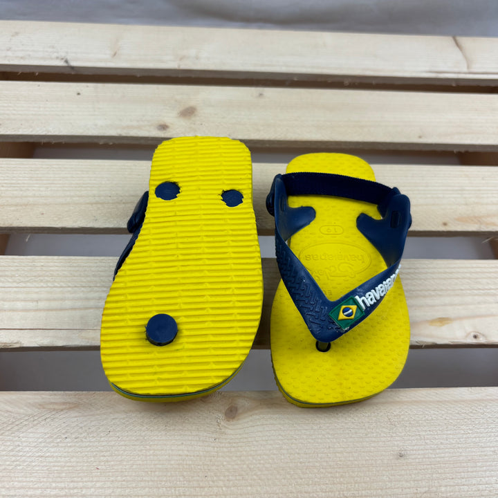 Havaianas Baby "Brasil" Flip Flops - Size 3.5-4 Toddler (19 EU)