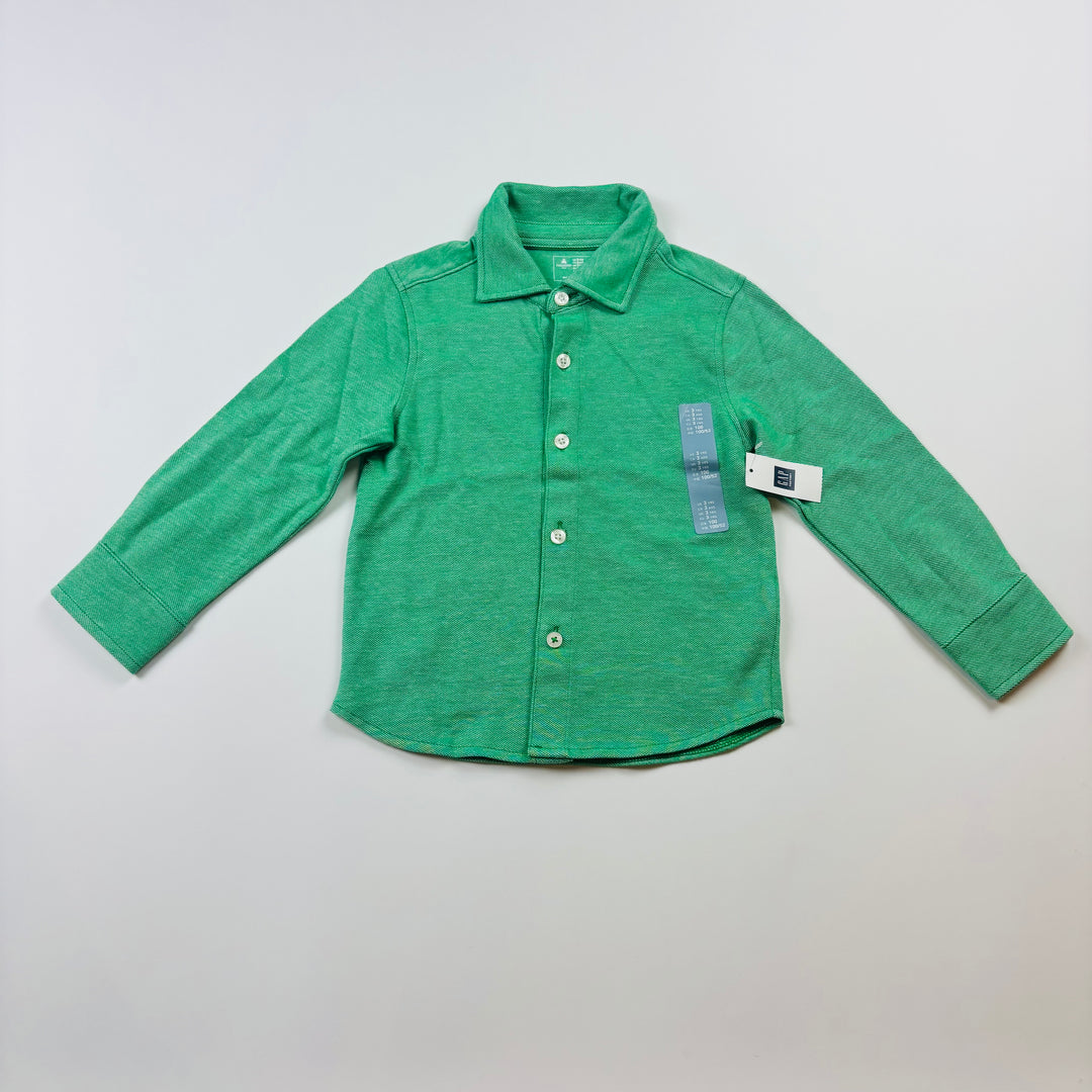 GAP Long Sleeve Polo Shirt - Size 3 Toddler