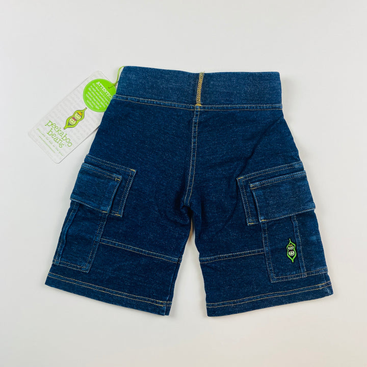 Peekaboo Beans Oh Boy Shorts - Size 2 Kids