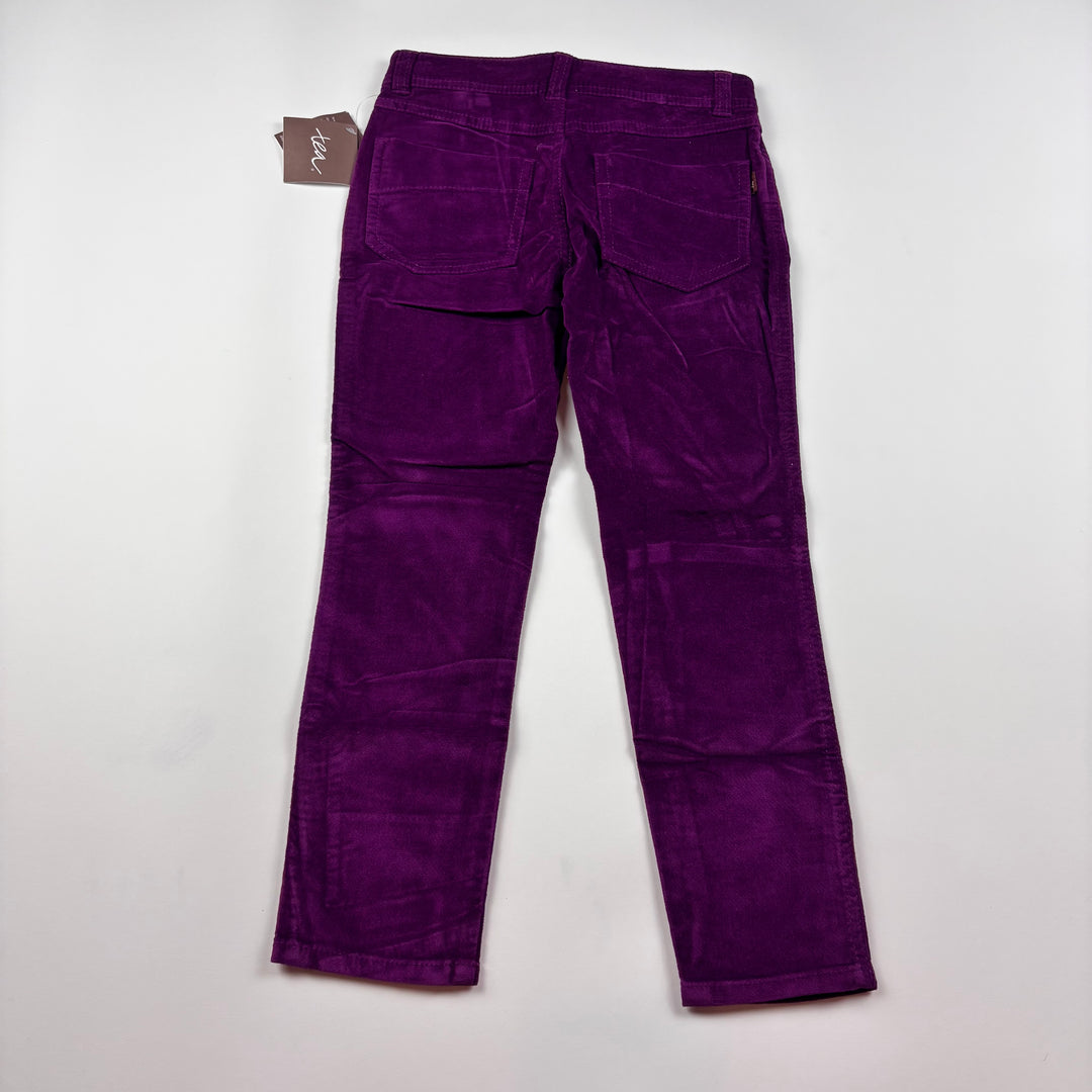 Tea Collection Velour Cord Pants - Size 7 Youth