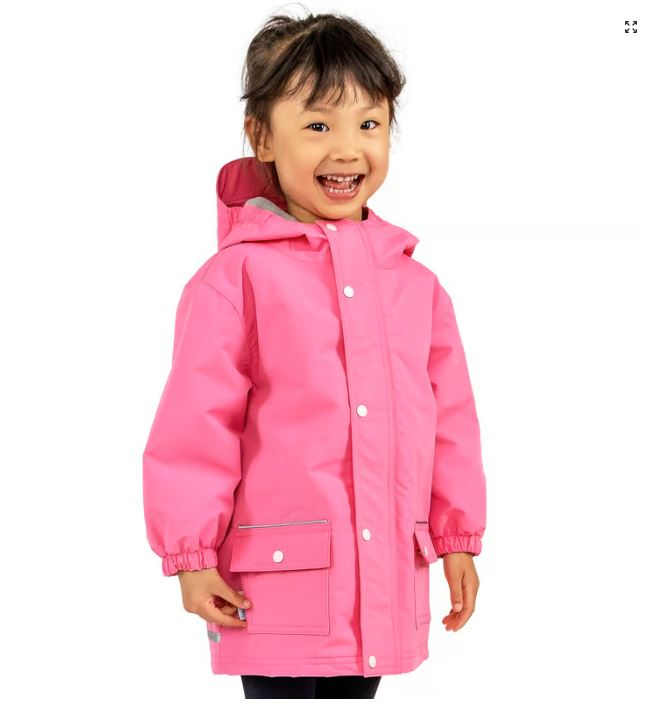 Jan & Jul - Cozy Fleece Lined Kids Rain Jacket