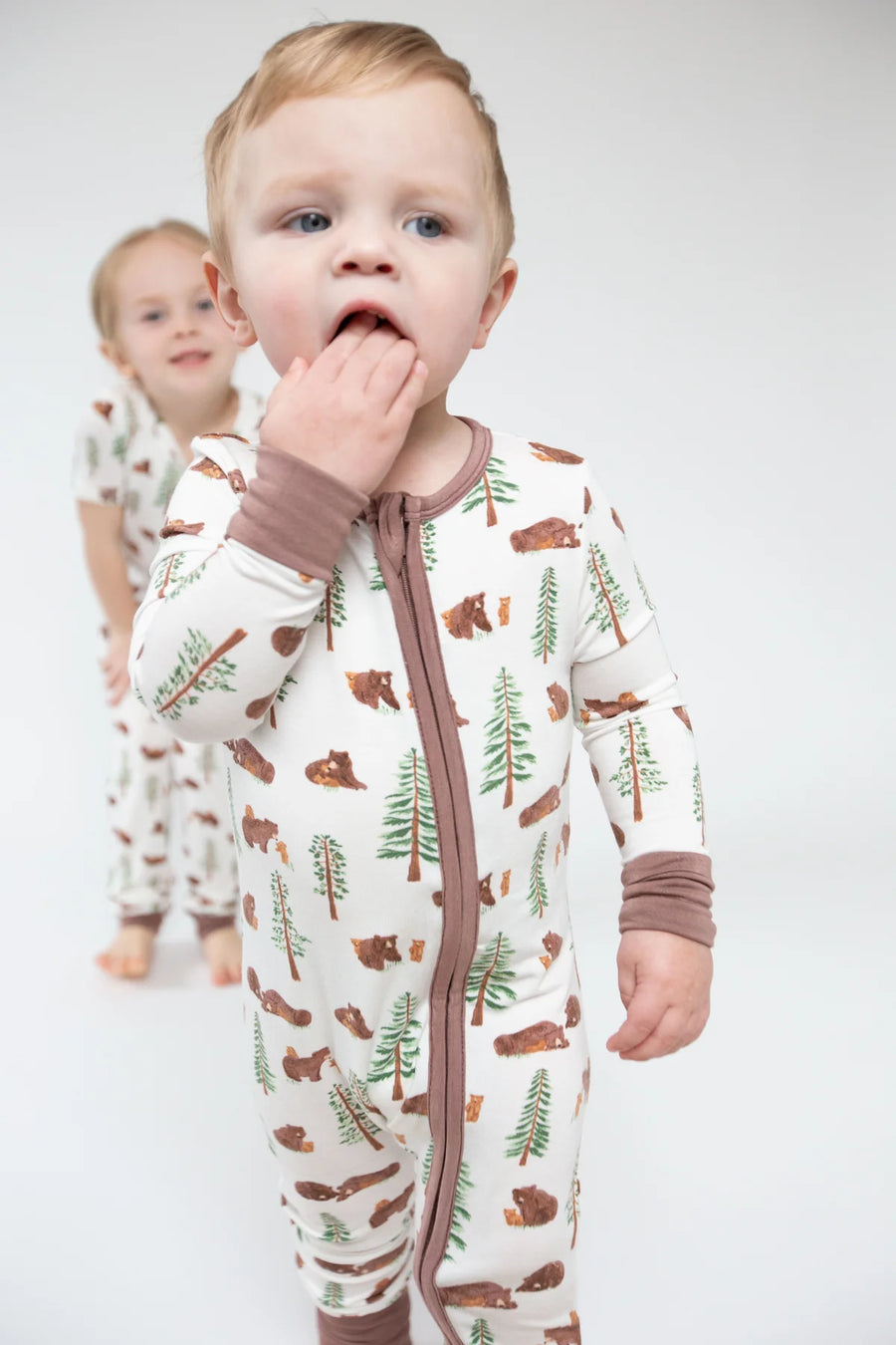 Angel Dear - Bamboo 2-way Zippered Romper (6-12m, 12-18m & 18-24m)I - Pitter Patter Boutique