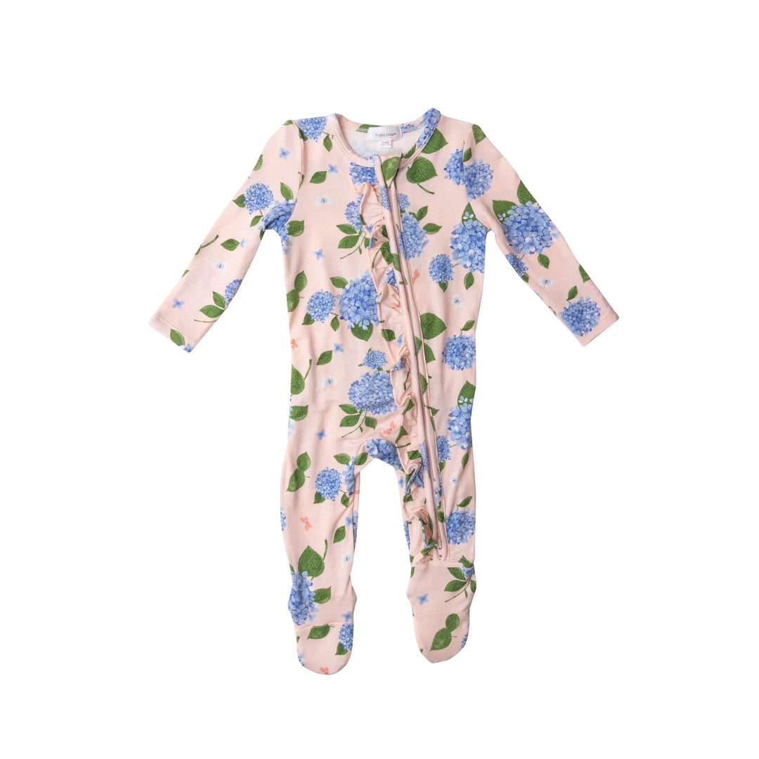 Angel Dear - 3-6M Bamboo 2-Way Zippered Footie - Pitter Patter Boutique