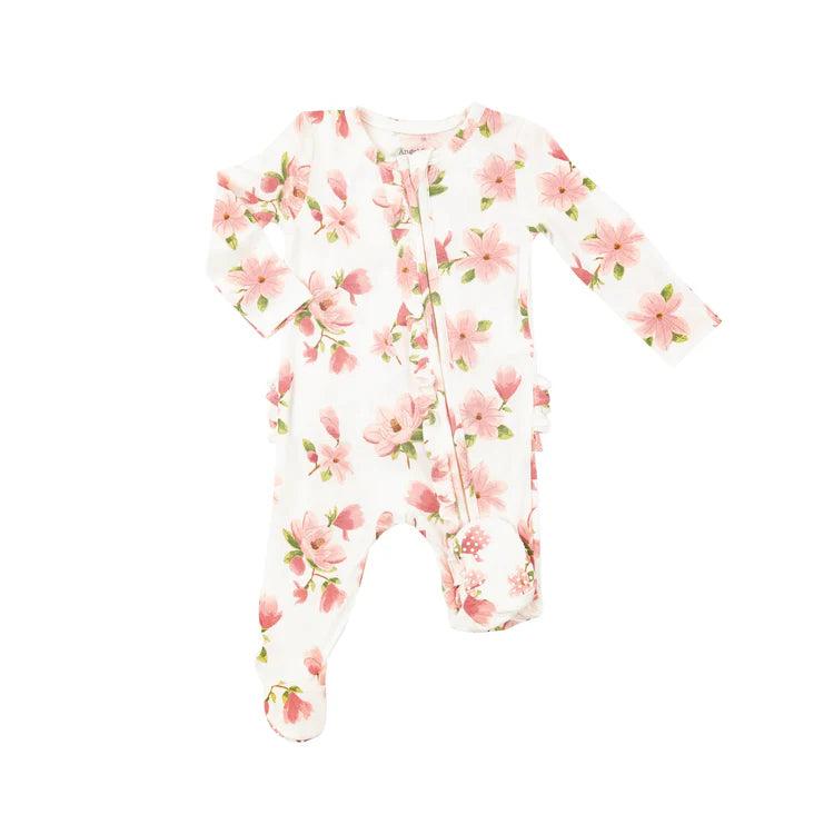 Angel Dear - Bamboo 2-Way Zippered Footies - Newborn & 0-3m