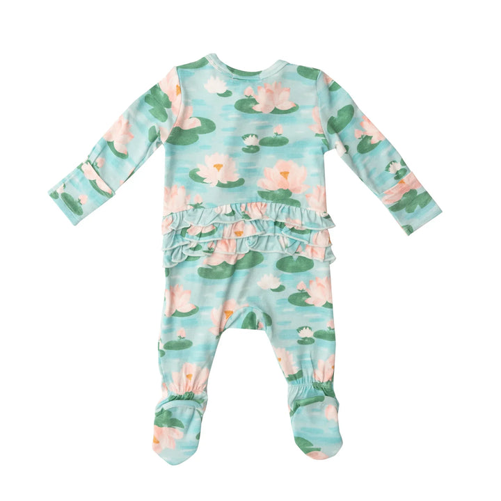 Angel Dear - 3-6M Bamboo 2-Way Zippered Footie - Pitter Patter Boutique