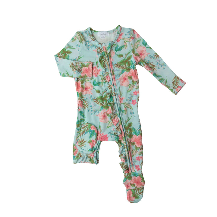 Angel Dear - 3-6M Bamboo 2-Way Zippered Footie - Pitter Patter Boutique