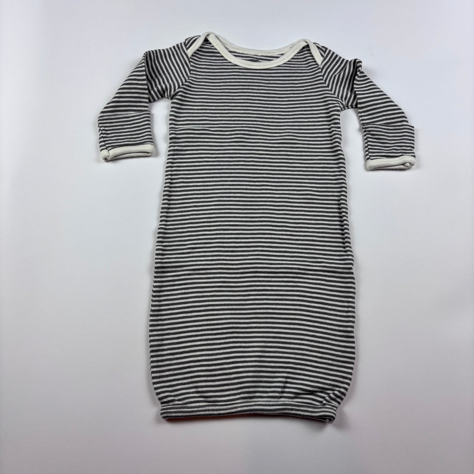 Touched by Nature Baby Used Striped Organic Cotton Sleeping Gown
