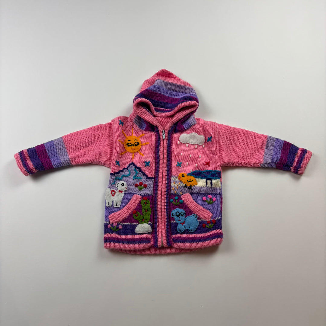 Ecuador Kids  Hoodie - Size 2 Toddler