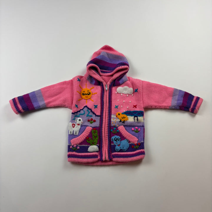 Ecuador Kids  Hoodie - Size 2 Toddler
