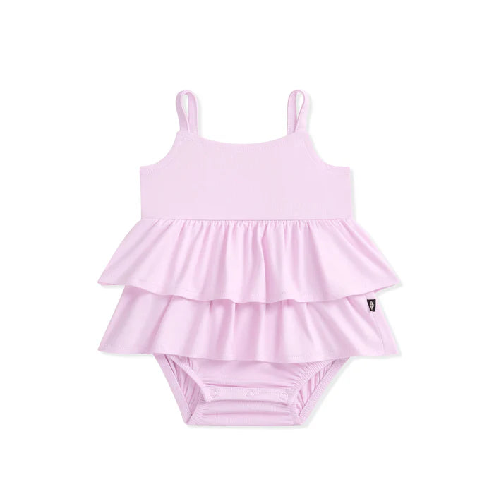 Kyte Baby -  Bamboo Spaghetti Strap Ruffle Romper