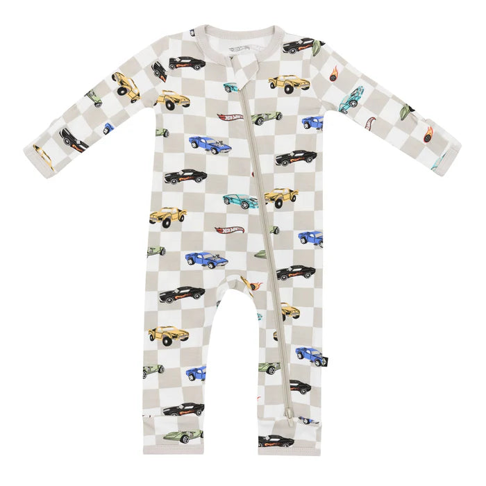 Kyte Baby Hot Wheels Fast and Fierce Zippered Romper