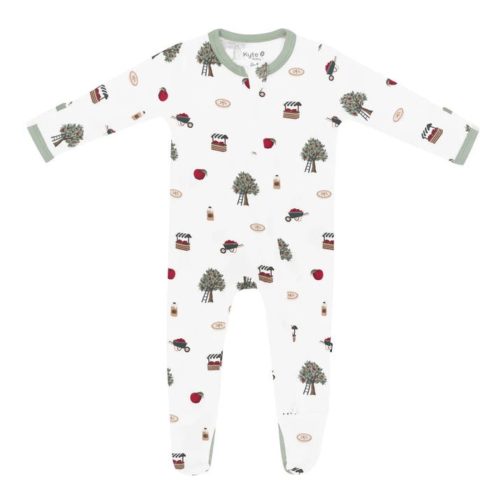 Kyte Baby -  Bamboo Zippered Footie (3-6 Months)