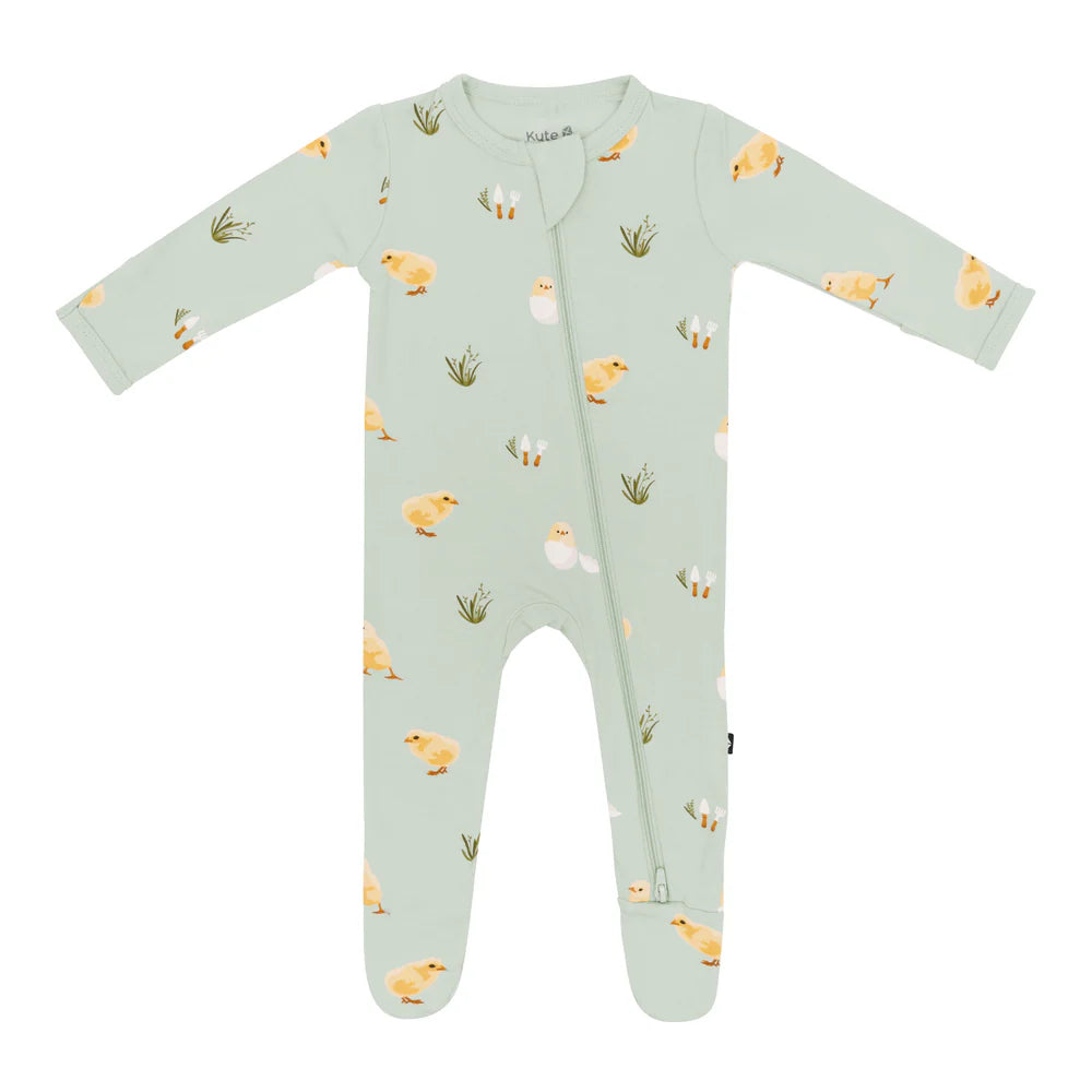 Kyte Baby - Newborn Bamboo Zippered Footie