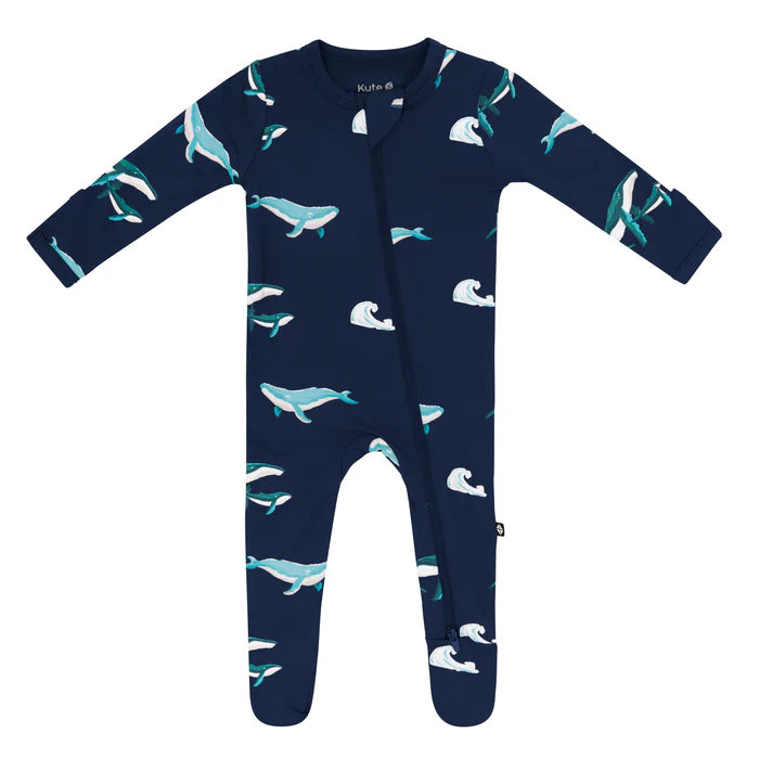 Kyte Baby - Newborn Bamboo Zippered Footie