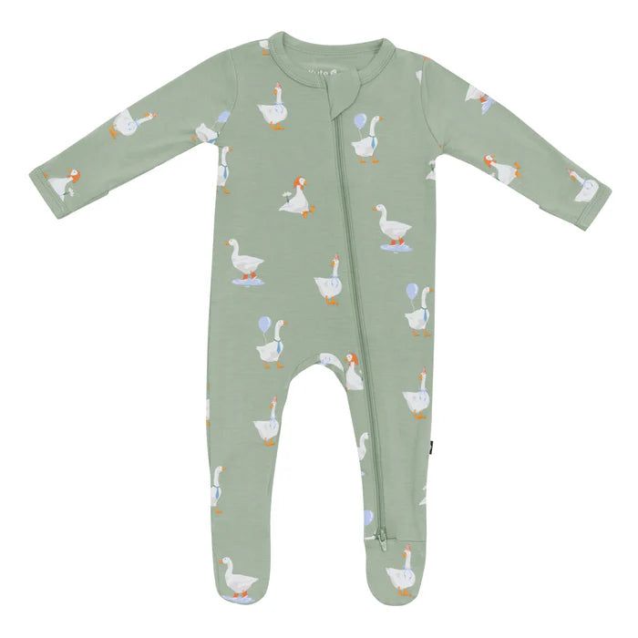 Kyte Baby - Newborn Bamboo Zippered Footie