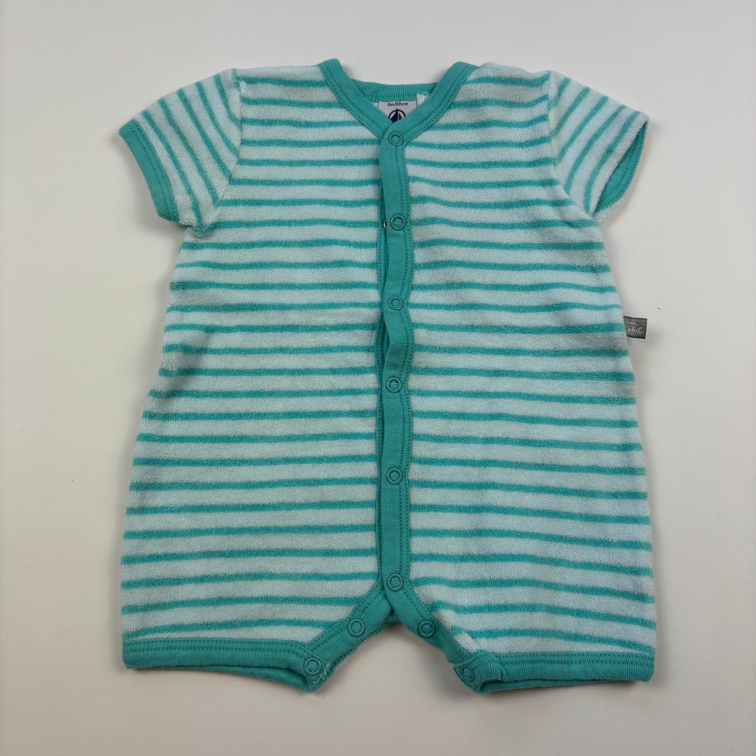 Petit Bateau Baby Sunsuit - Size 3 Months