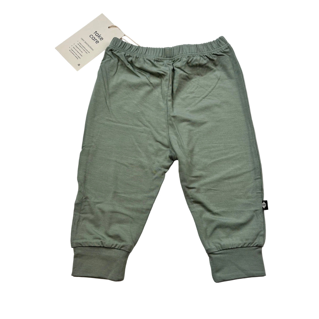 Kyte Baby Thyme Green Baby Bamboo Pants