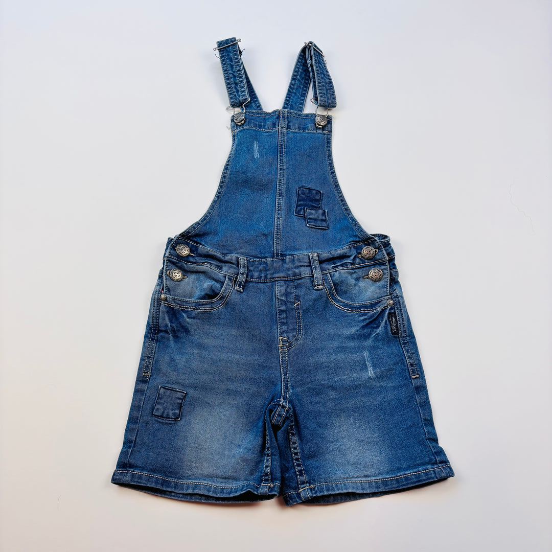 Silver Jean "Nisha" Overalls - Size 12 Youth