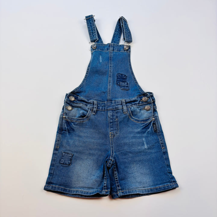 Silver Jean "Nisha" Overalls - Size 12 Youth