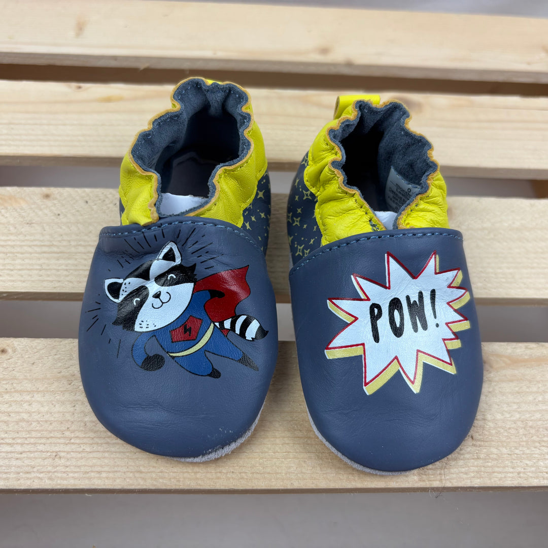 Robeez - "Hero" Soft Sole Leather  Crib Shoes